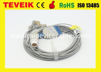 Medyczny wielokrotnego użytku Mindray Jednoczęściowy okrągły 12-pinowy kabel EKG do monitora pacjenta BeneView T5